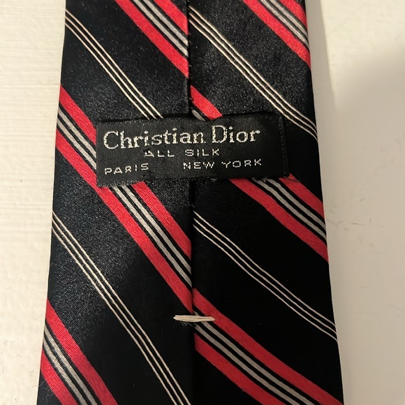 Christian Dior silk tie . One size - Picture 3 of 4